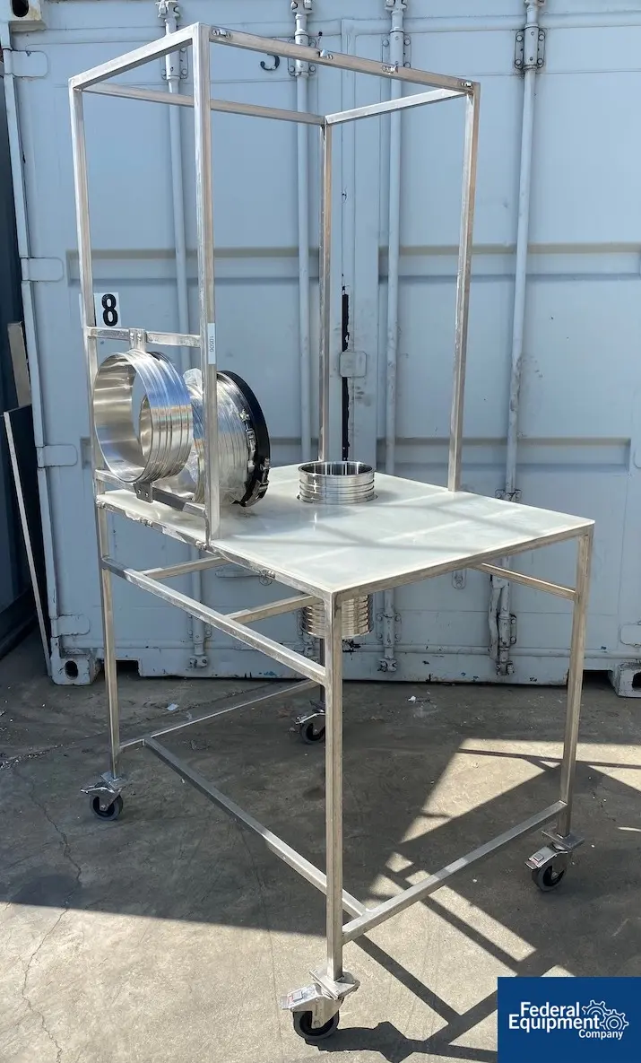 Soft Wall Isolator frame, stainless steel, 32" x 24" x 41" high isolation area - Image 1