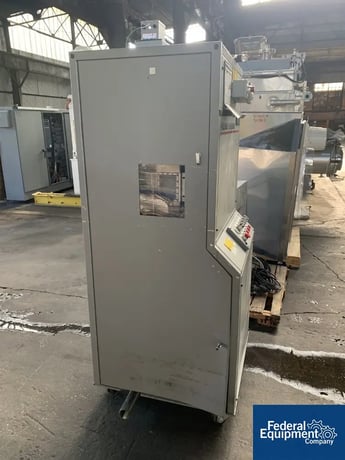 8" x 5" Hosokawa #20/12RO SIL Tandem, Polymer Systems Rotoplex granulator, twin mounted 20/12 RO units, 5 hp - Image 7