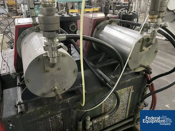 Premier #HM-15II, dual chamber medial mill, dual 15 liter jacketed chambers, mechanical seals w/seal pots - Image 7