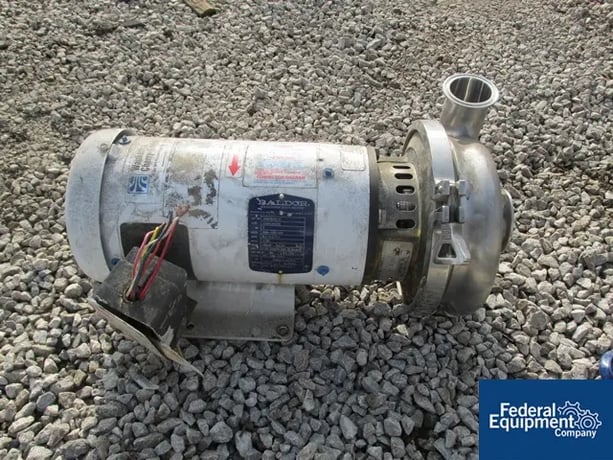 Waukesha Cherry-Burrell #2065, centrifugal pump, Stainless Steel, 2.5" x 2", 3 hp, 208-230/460 volt motor - Image 3