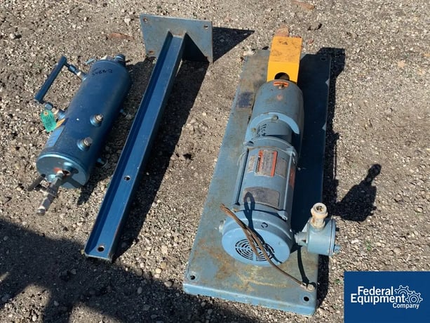 Zenith Meter Pump Base only with Motor # CLB-10, 2 HP motor, on base - Image 3