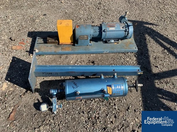 Zenith Meter Pump Base only with Motor # CLB-10, 2 HP motor, on base - Image 4