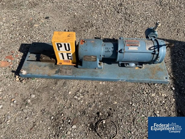 Zenith Meter Pump Base only with Motor # CLB-10, 2 HP motor, on base - Image 6