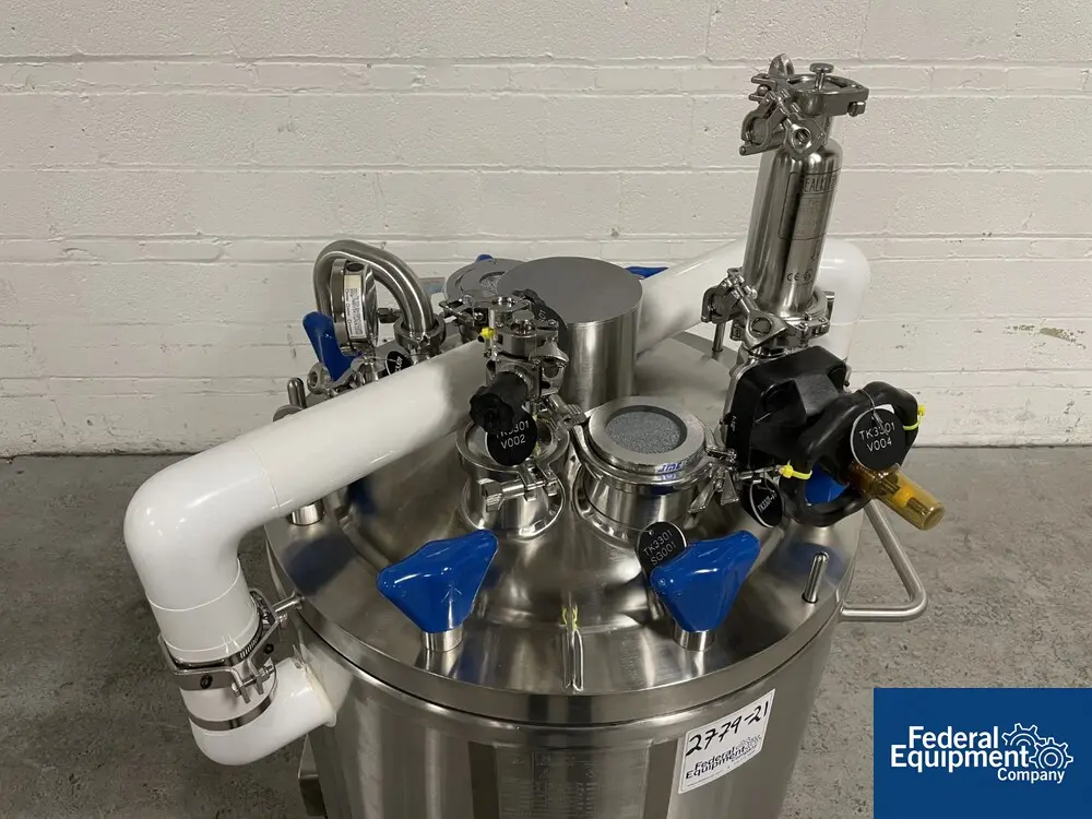 50/65 psi, ITT, Integrated Biosystems Cryovessel, 125 liter, 316L Stainless Steel, 20" x 30", 50/65# psi at - Image 7