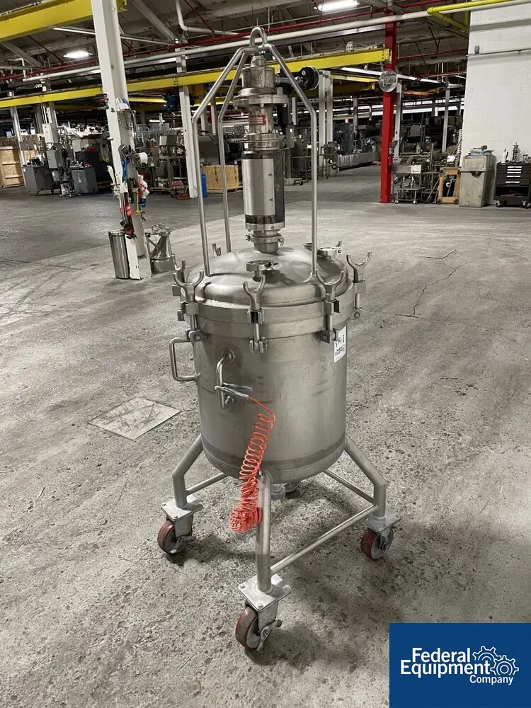 30 gallon Northland, receiver tank, Stainless Steel, 22" x 20", 50 psi at 365 f, 1994 - Image 5