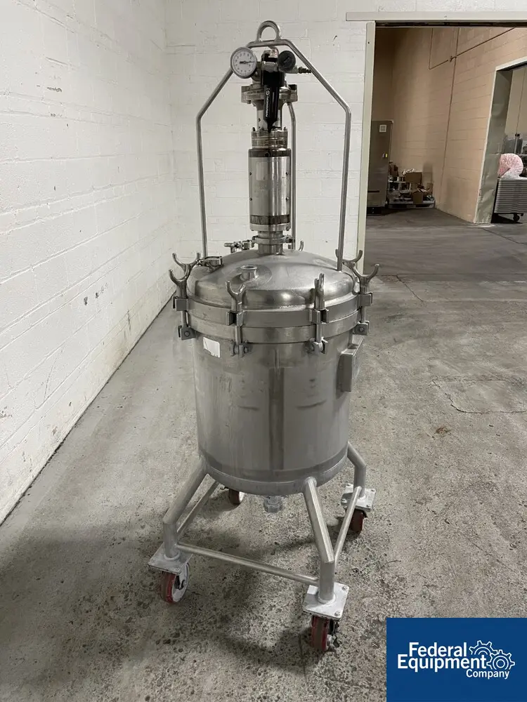 30 gallon Northland, receiver tank, Stainless Steel, 22" x 20", 50 psi at 365 f, 1994 - Image 6