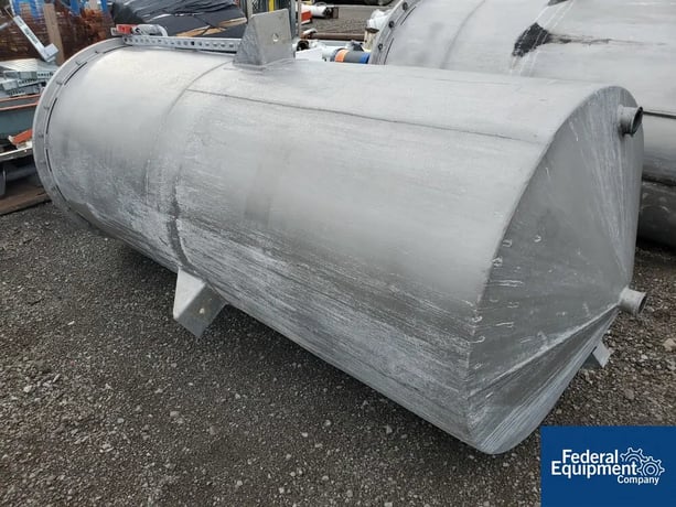 370 gallon Wolfe Mechanical, mixing tank, 304 Stainless Steel, 36" x 84", 3 hp, 230/460 volt, 4 baffles, 1998 - Image 3