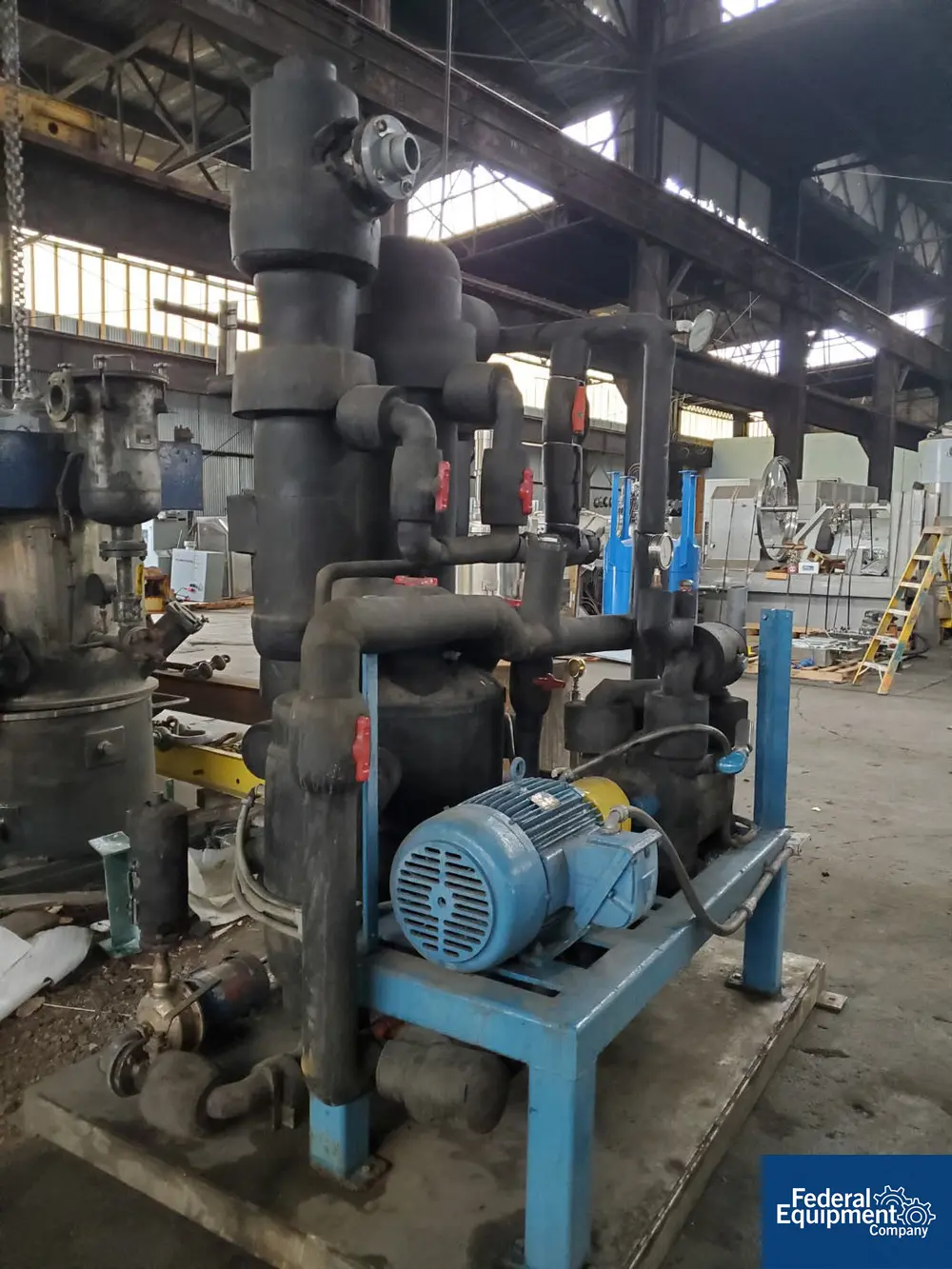 170 CFM, Rosenmund #2510, APOVAC vacuum solvent recovery system, Stainless Steel, 20 hp, 230/460 volt xp motor - Image 5