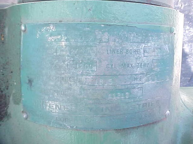 4.574" Bore, Energy Industries (ei), compressor cylinder cass 7 - Image 6
