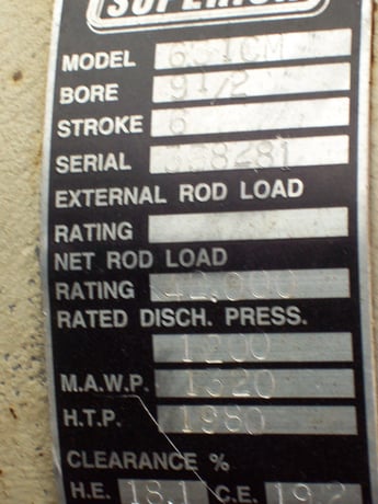 9.5" Bore, Superior, Compressor Cylinder - Image 3