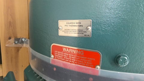 100 HP 1800 RPM Baldor, Frame 405tc, s/n A40-6985-0664 4p 3 phase, 460V. - Image 5