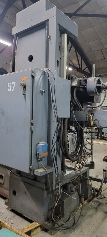 3.5" Tos #W9A, table type horizontal boring mill, 39" x44" built in power rotary table, #40 taper w/PDB, 1981 - Image 10