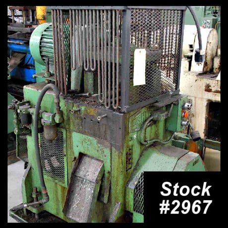 12 Ton, Tishken #C0-4-4, 4-post mechanical cut-off press, 4 stroke, 7" BH, 7" x12" die space, 1972 - Image 1