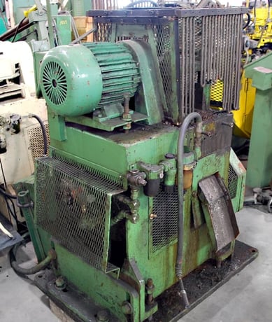 12 Ton, Tishken #C0-4-4, 4-post mechanical cut-off press, 4 stroke, 7" BH, 7" x12" die space, 1972 - Image 2