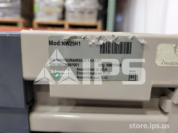 2500 Amps Square D Merlin Gerin Masterpact Nw25 H1 Mo/do Wm4ggr44r9sxfxxxxxt 120 Volts AC Shunt Trip, 2500 - Image 5