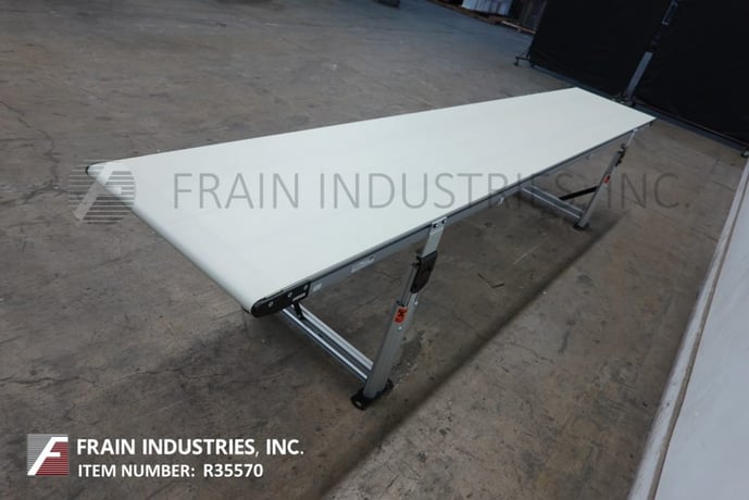 24" wide x 12' long, Dorner #2200, Aluminum frame belt conveyor, vari-speed controller - Image 2