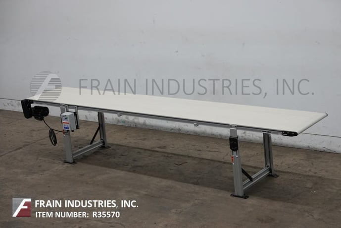 24" wide x 12' long, Dorner #2200, Aluminum frame belt conveyor, vari-speed controller - Image 5