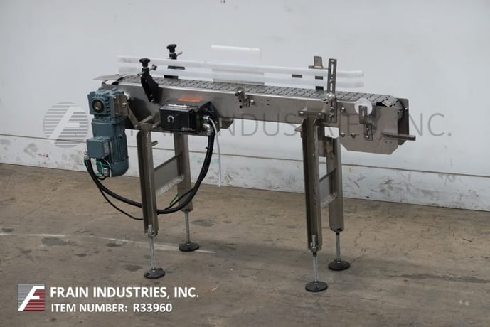 4-1/2" wide x 4.8' long, BMI / Benda table top conveyor, vari-speed controller - Image 5