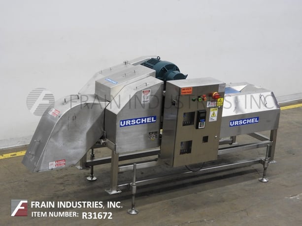 Urschel Laboratories Inc #M, Stainless Steel belt fed, dicer, shredder and strip cutter designed for meat - Image 1