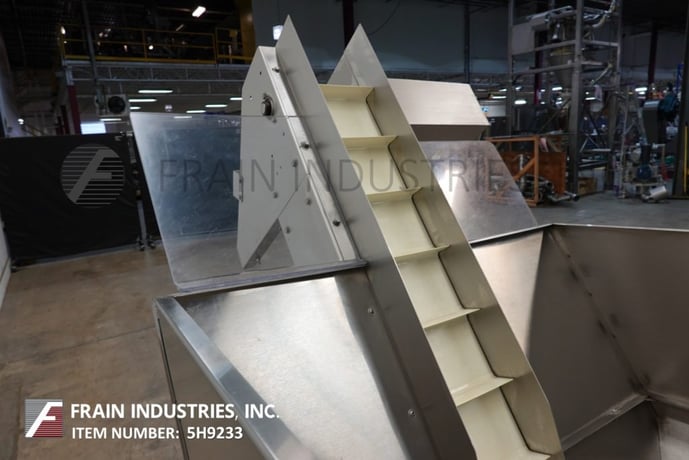 Hoppmann #EP-8, feeder incline/cleated, Stainless Steel - Image 2