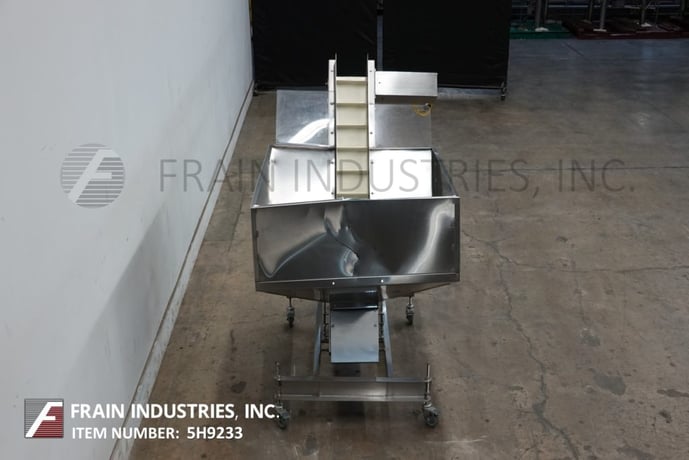 Hoppmann #EP-8, feeder incline/cleated, Stainless Steel - Image 3