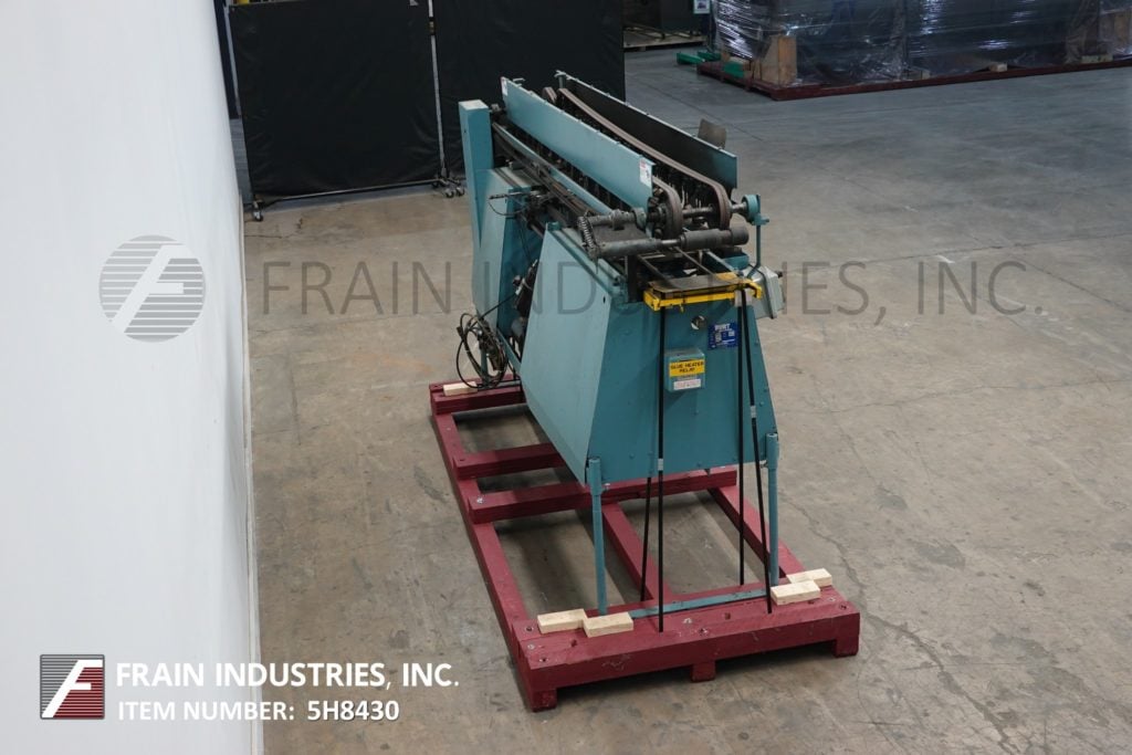 Mateer Burt #704, automatic, roll through glue labeler, rated from 10-600 containers per minute - Image 4