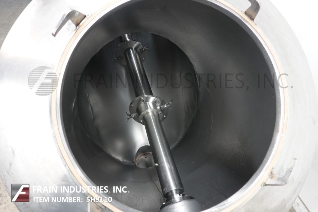 20 cu.ft. Patterson, Stainless Steel, twin shell powder mixer has liquids solids bar, 2 HP - Image 2