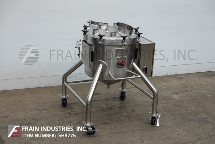 55 gallon Lee #55CBT, 316 Stainless Steel single wall vacuum tank reactor, 5 psi - Image 5
