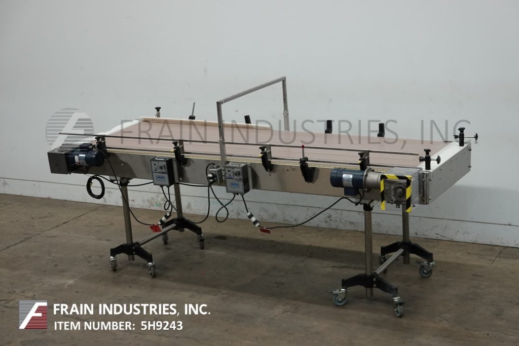 Unscrambler Accumulators, 36" wide x 112" long, Stainless Steel bi-directional off-line accumulation table - Image 1