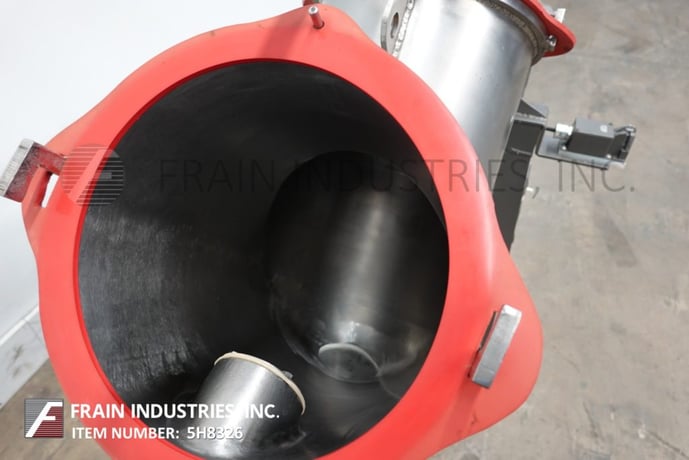 1 cu.ft. Patterson, Stainless Steel twin shell mixer, (2) 11-1/2" ID product ports with bolt down covers, .25 - Image 2