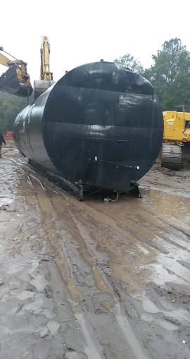 20000 gallon Direct fired A.C. tanks, skid mounted, light coking w/scavenger coils (2 available) - Image 2