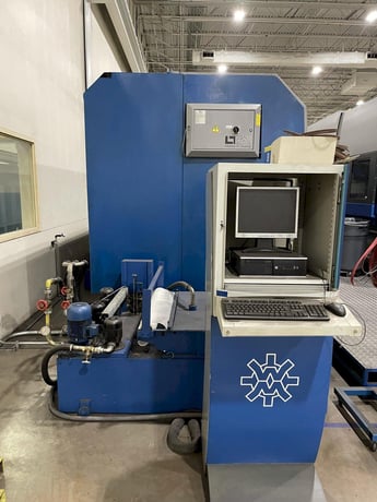Weingartner #Finish-320-7000, spiral finishing lathe, chip conveyor, central lube, 2008 - Image 7