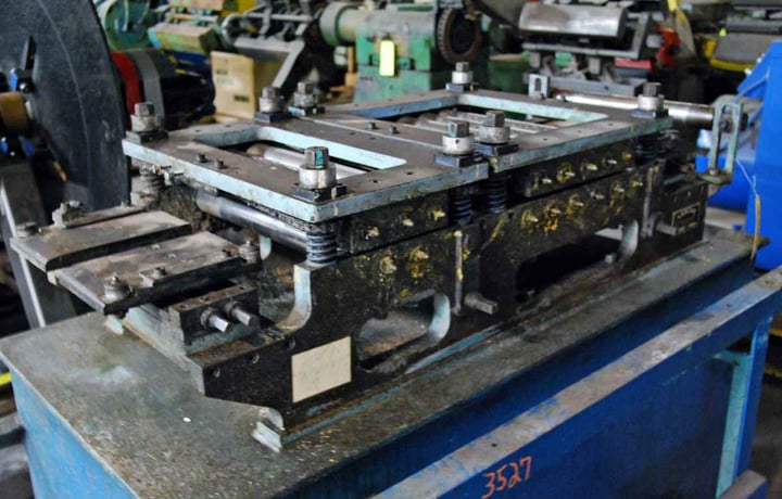 12" Ardcor, 16-roll, stock straightener, idler rolls, 2 entry pinch rolls, 1977 - Image 10