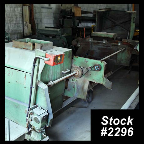 Burrmaster #1, brush deburring machine, 3" tube diameter, 120" tube length, 2.4" bar diameter, 18" brush, 1993 - Image 1