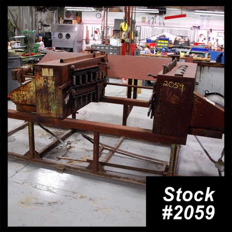 Ohio Machinery, brush deburring machine, 3" tube diameter, 120" tube length, (2) 15 HP, inclined feed table - Image 1