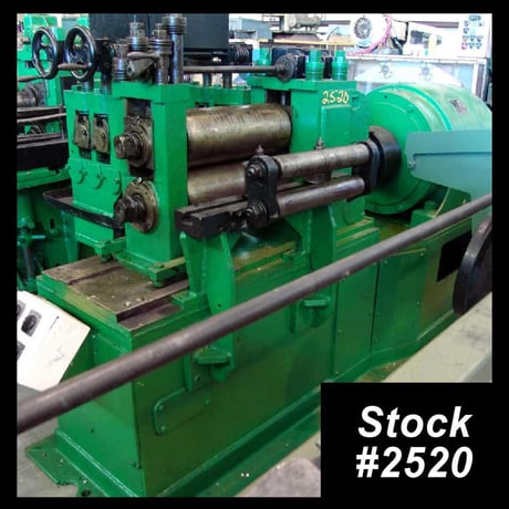 22" x 4" Tacke Olalde, slitting line, 10000 lb., 20" recoiler, 24" 72" OD, 16"-24" ID, air brake, manual - Image 1
