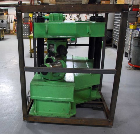 3-1/2" Taiyuan #JZ-089, pipe straightener, 6-roll, 98-230 FPM, vertical upper-roll adj., angular adj. - Image 3