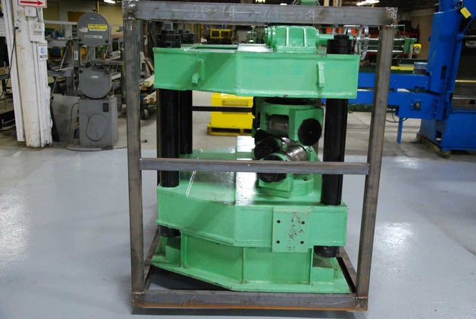 3-1/2" Taiyuan #JZ-089, pipe straightener, 6-roll, 98-230 FPM, vertical upper-roll adj., angular adj. - Image 5