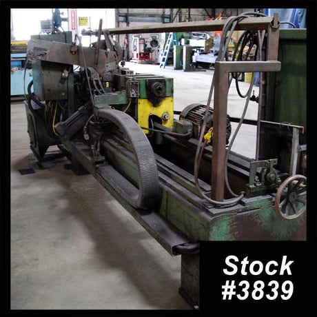 3" Haven #912, double end facer, parts machine, 60" tube length - Image 1