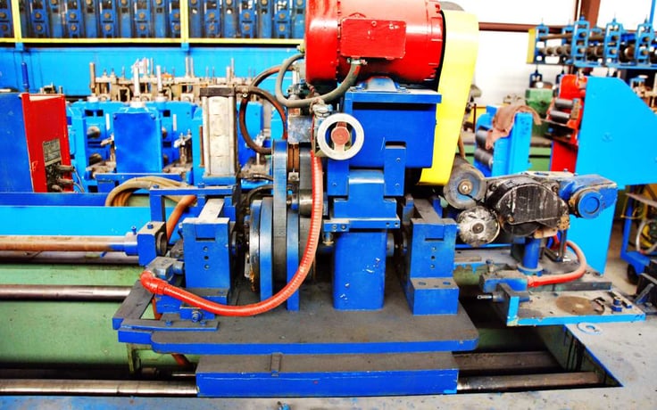 1" Bertolette, flying rotary cut-off tube, 36" length, 30 FPM, 1982 - Image 4