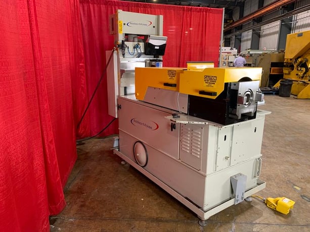 6" Addison McKee #FM-150-ER, tube end former, single head, 2006 - Image 2