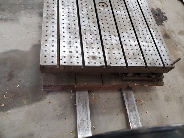 48" x 60" Giddings & Lewis, air lift rotary table - Image 4