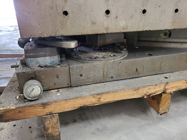 48" x 60" Giddings & Lewis, air lift rotary table - Image 7