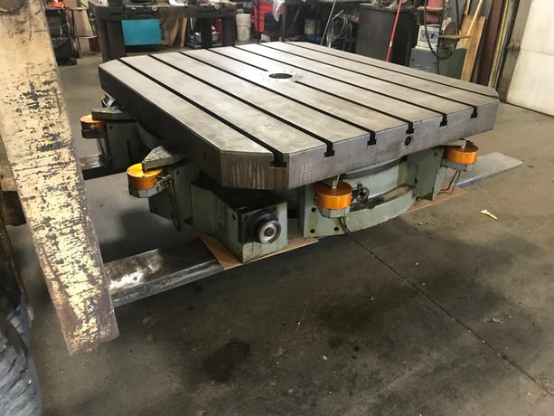 60" x 72" Mitts & Merrill Precision CNC rotary table, 20" high - Image 5