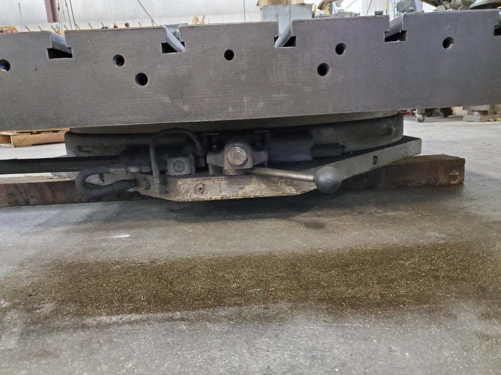 60" x 72" Lucas, air lift rotary table, serial #225 - Image 2