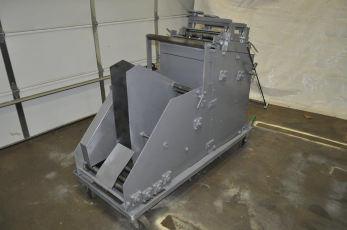 2000 lb. Rowe #A10-C2000J, 15" x .080", entry & exit pinch rolls, manual guide adj. - Image 6