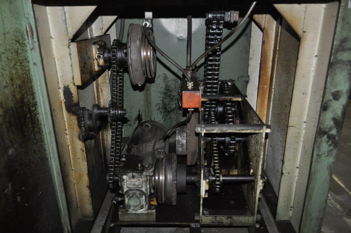 10000 lb. Rowe #10020-DSL, 28" width, 72" outside dimensions, 18"-22" ID, powered expansion, 4-keepers - Image 6
