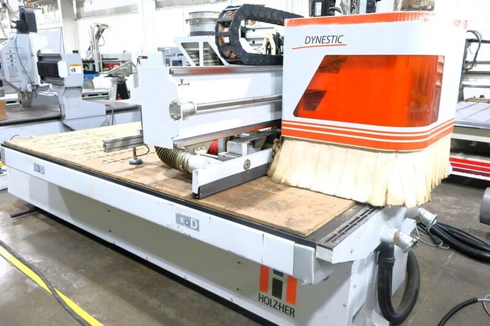 Holz-Her #Dynestic-7516, CNC router, 8 position tool changer, boring unit, vacuum pump, 2011 - Image 3
