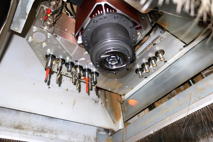 Holz-Her #Dynestic-7516, CNC router, 8 position tool changer, boring unit, vacuum pump, 2011 - Image 4