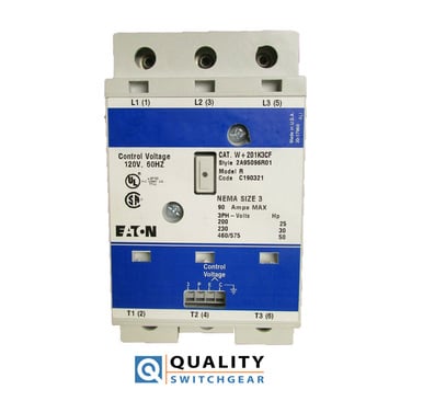 Cutler Hammer, W+201K3CF, Contactor Model E - Image 1